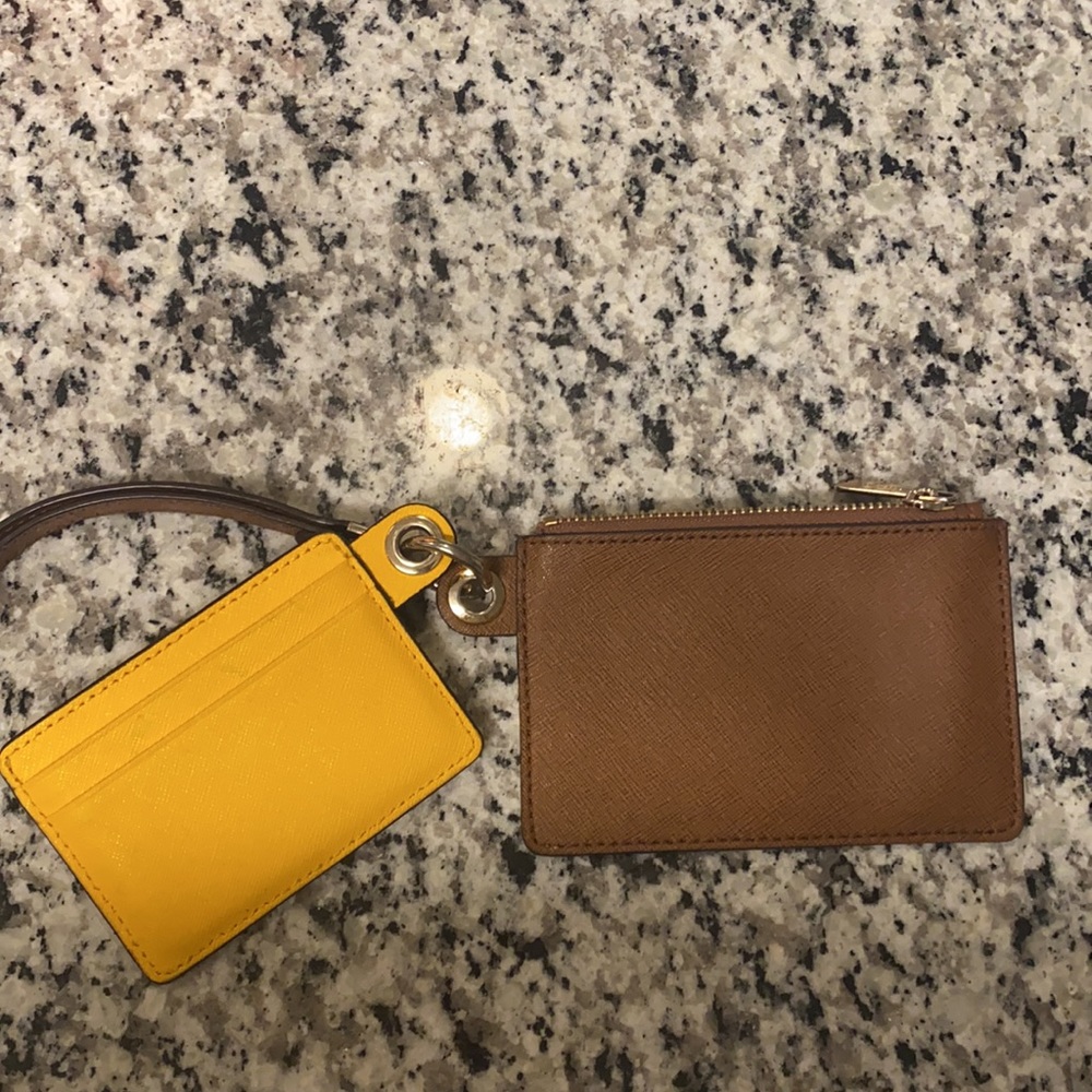 Michael Kors two toned wristlet